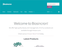 Tablet Screenshot of biosincron.com